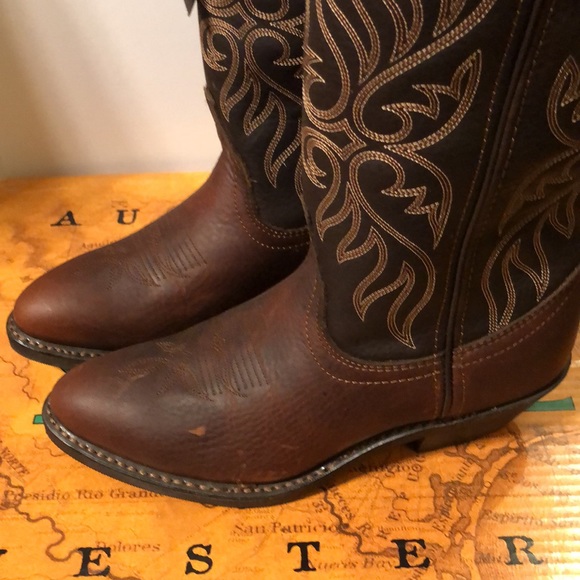 Ladies Laredo “NIB” Size 6M Copper Kettle 11 Trucker Boots - Picture 5 of 9